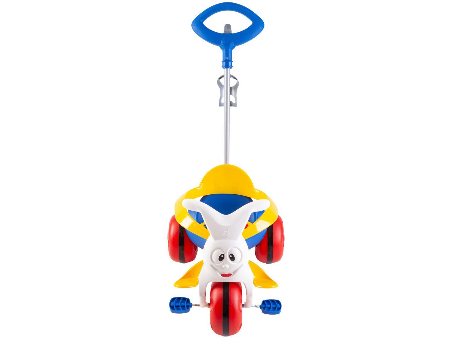 Triciclo Infantil Passeio e Pedal Bandeirante Europa Azul