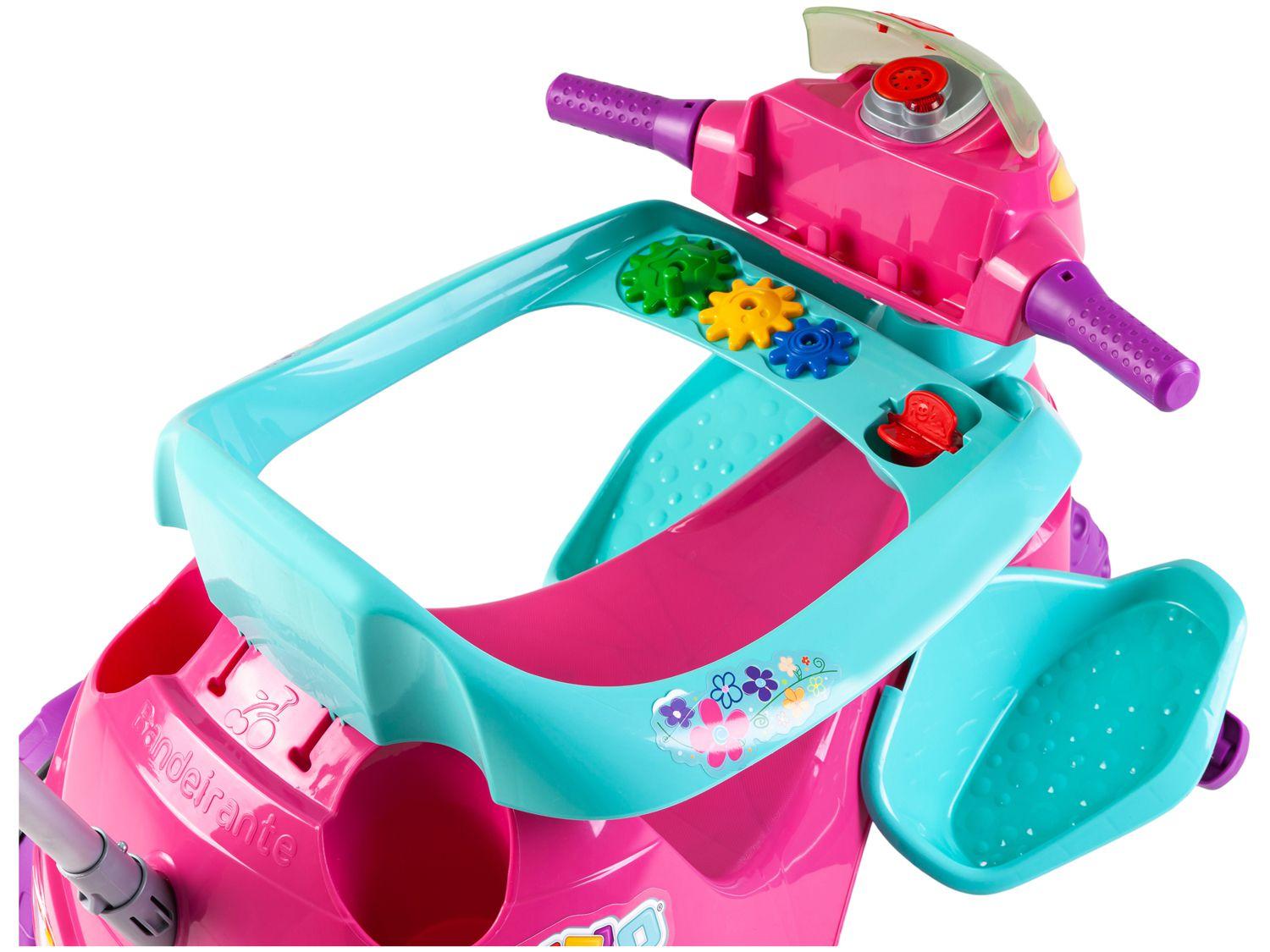 Motoca Triciclo Infantil Velo Baby com Empurrador - Bandeirante +