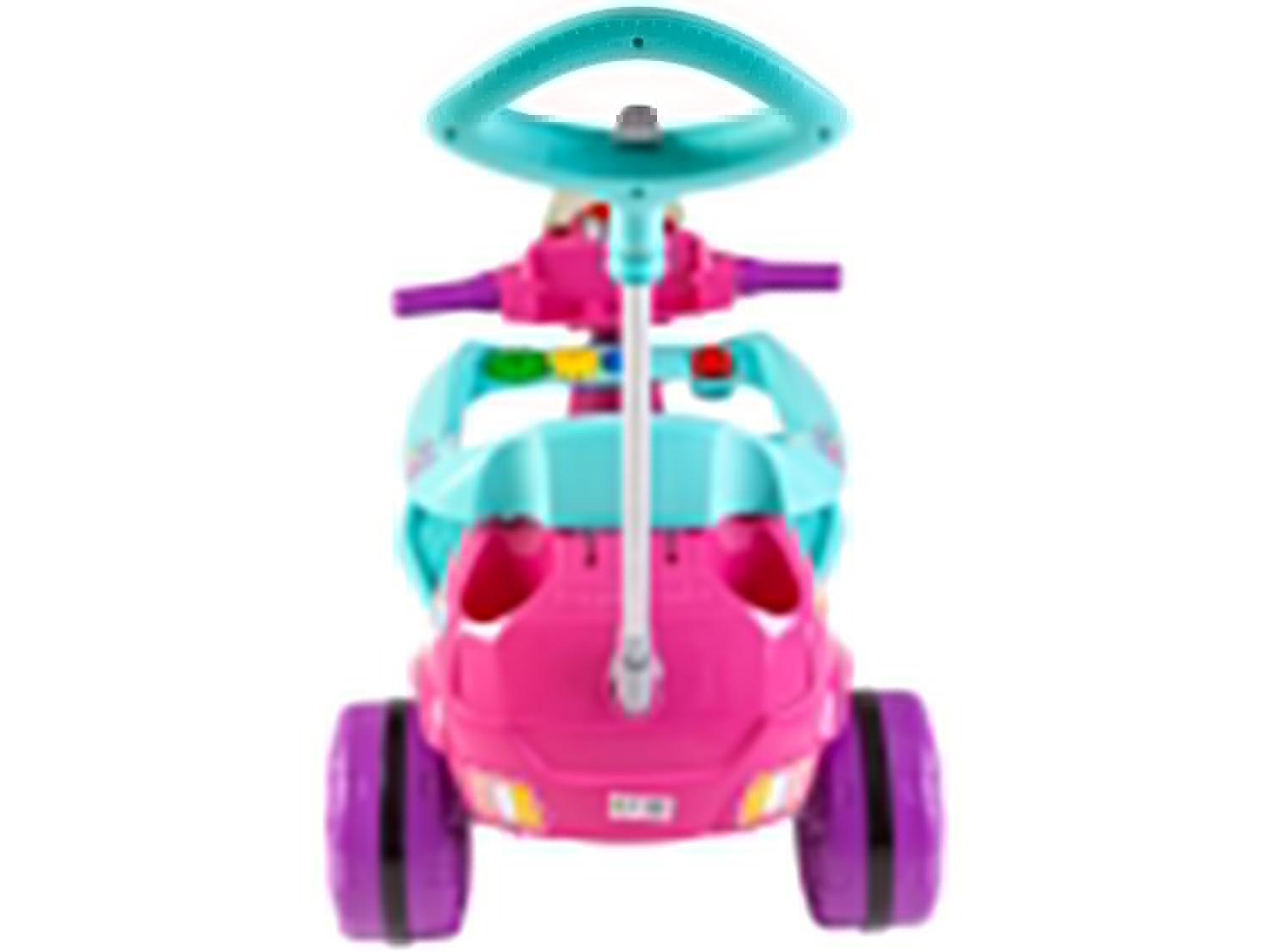 Triciclo Infantil Bandeirante Velobaby de Pedal com Empurrador