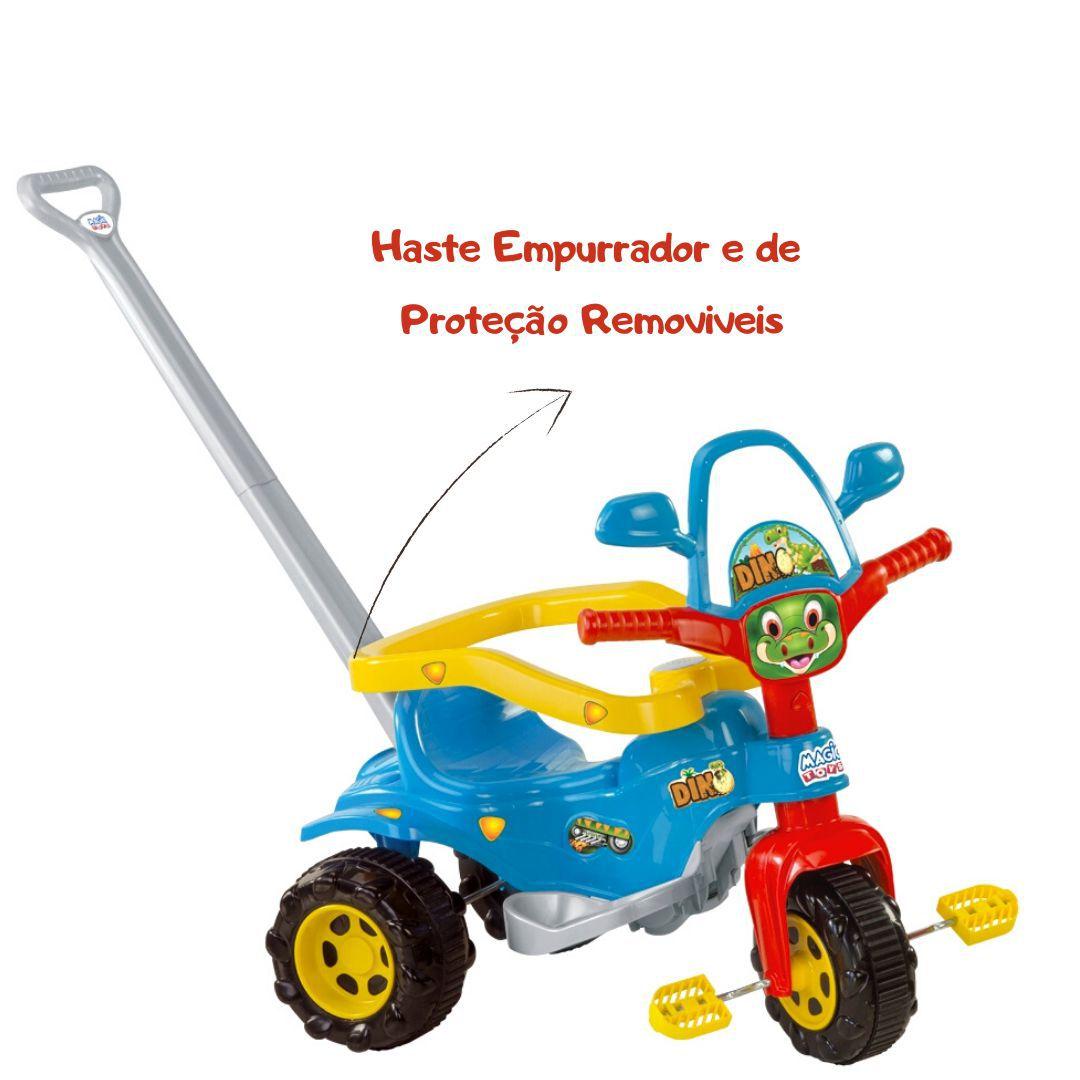 Triciclo velotrol infantil tico tico dino azul - MAGIC TOYS - Velotrol e  Triciclo a Pedal - Magazine Luiza