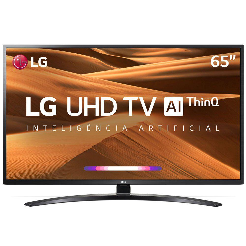TV 65 Polegadas LG LED Smart Wifi 4k Usb HDMI Comando Voz 65um7470psa