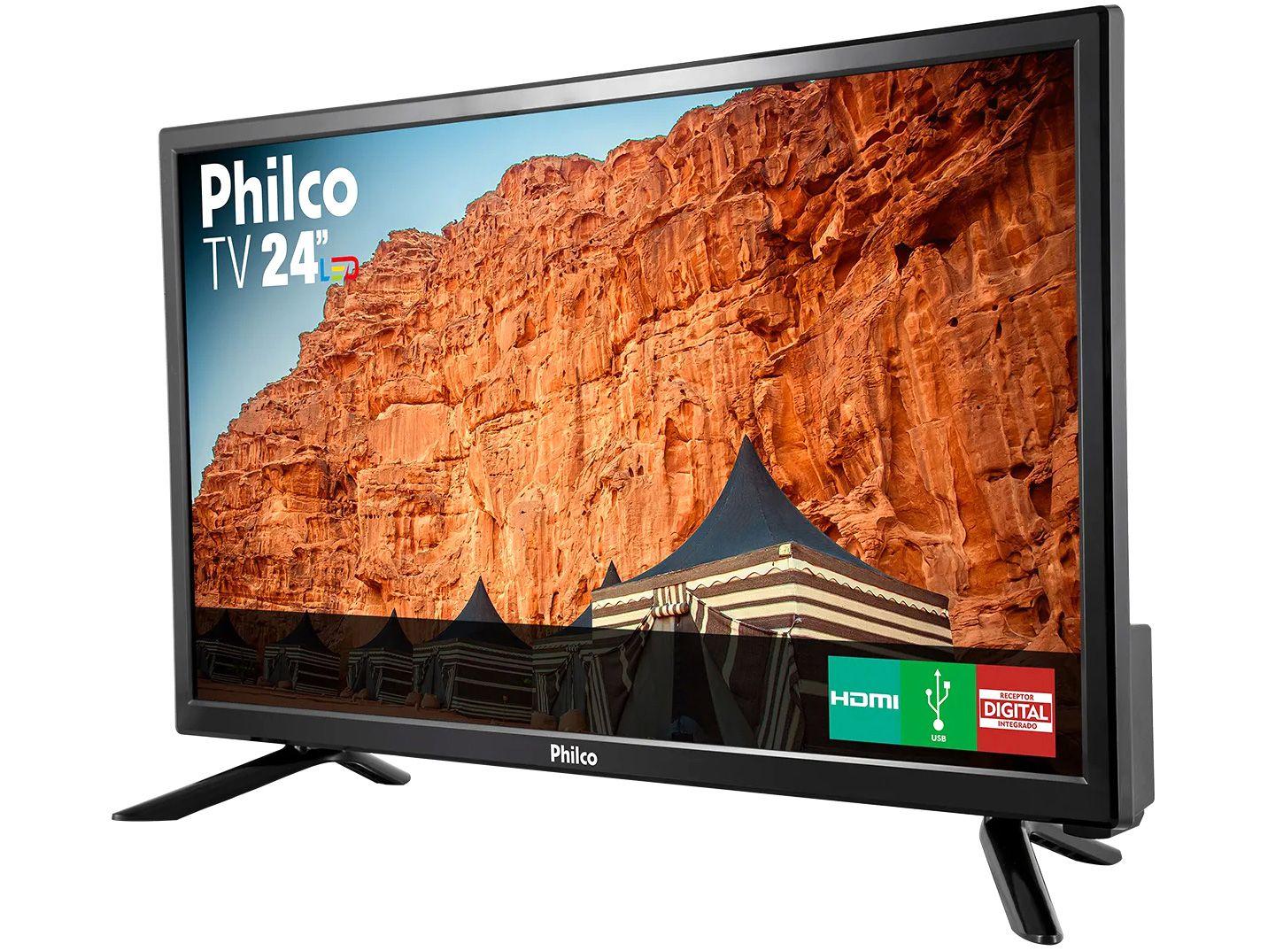 TV LED 24” Philco PH24N91D - 1 HDMI 1 USB - Tv Led - Magazine Luiza