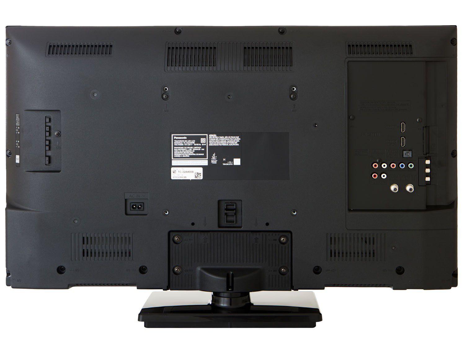 TV LED 32” Panasonic Viera TC32A400B Conversor Digital 2 HDMI 1 USB