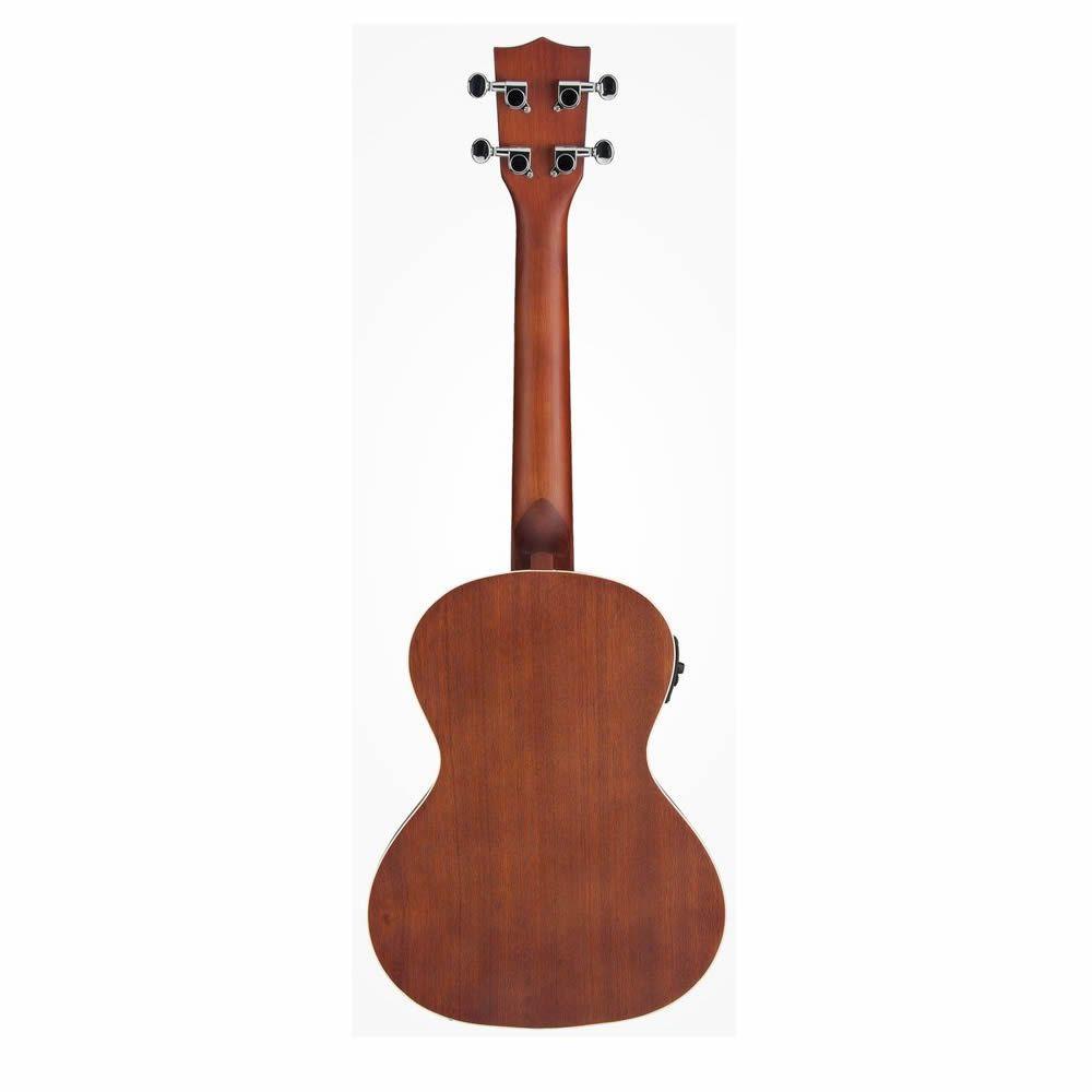 Ukulele kala kate nylon tenor elétrico mogno Ukulele Magazine Luiza