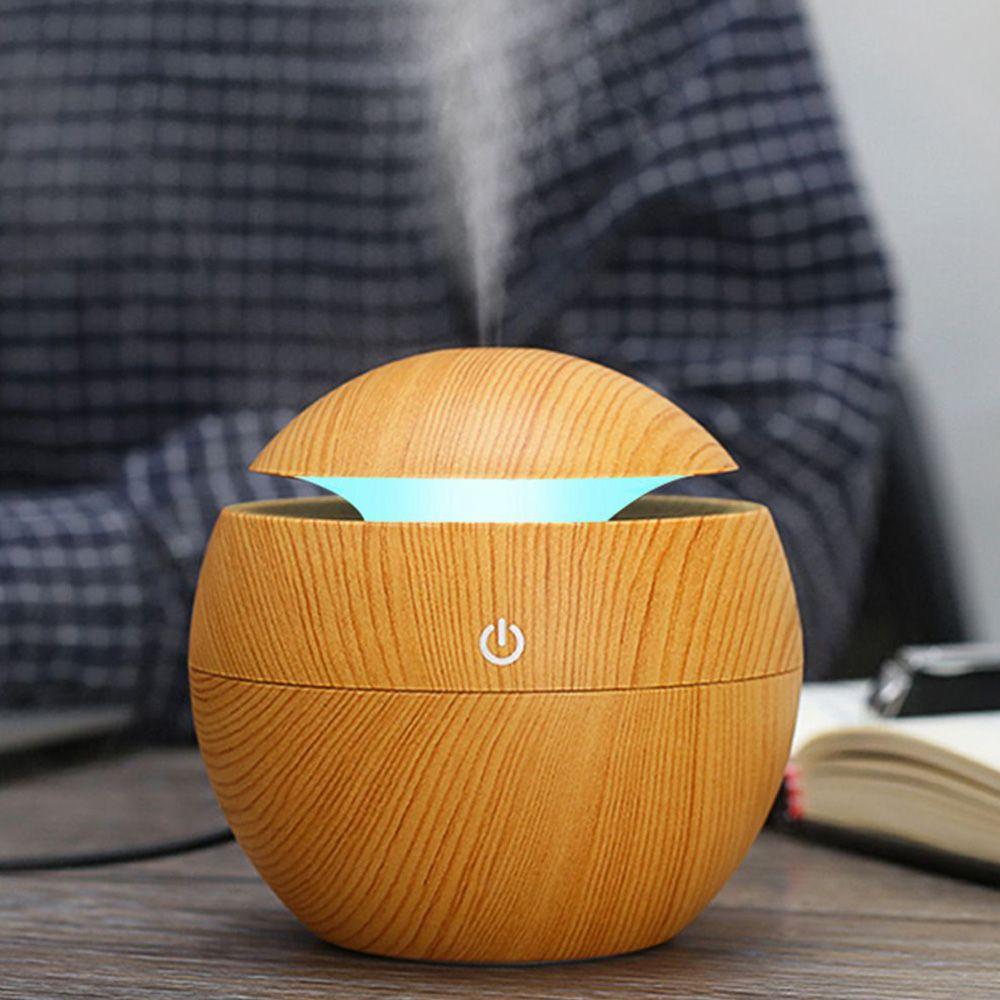Umidificador Aromatizador Difusor De Aromas Eletrico LED 7 Cores USB