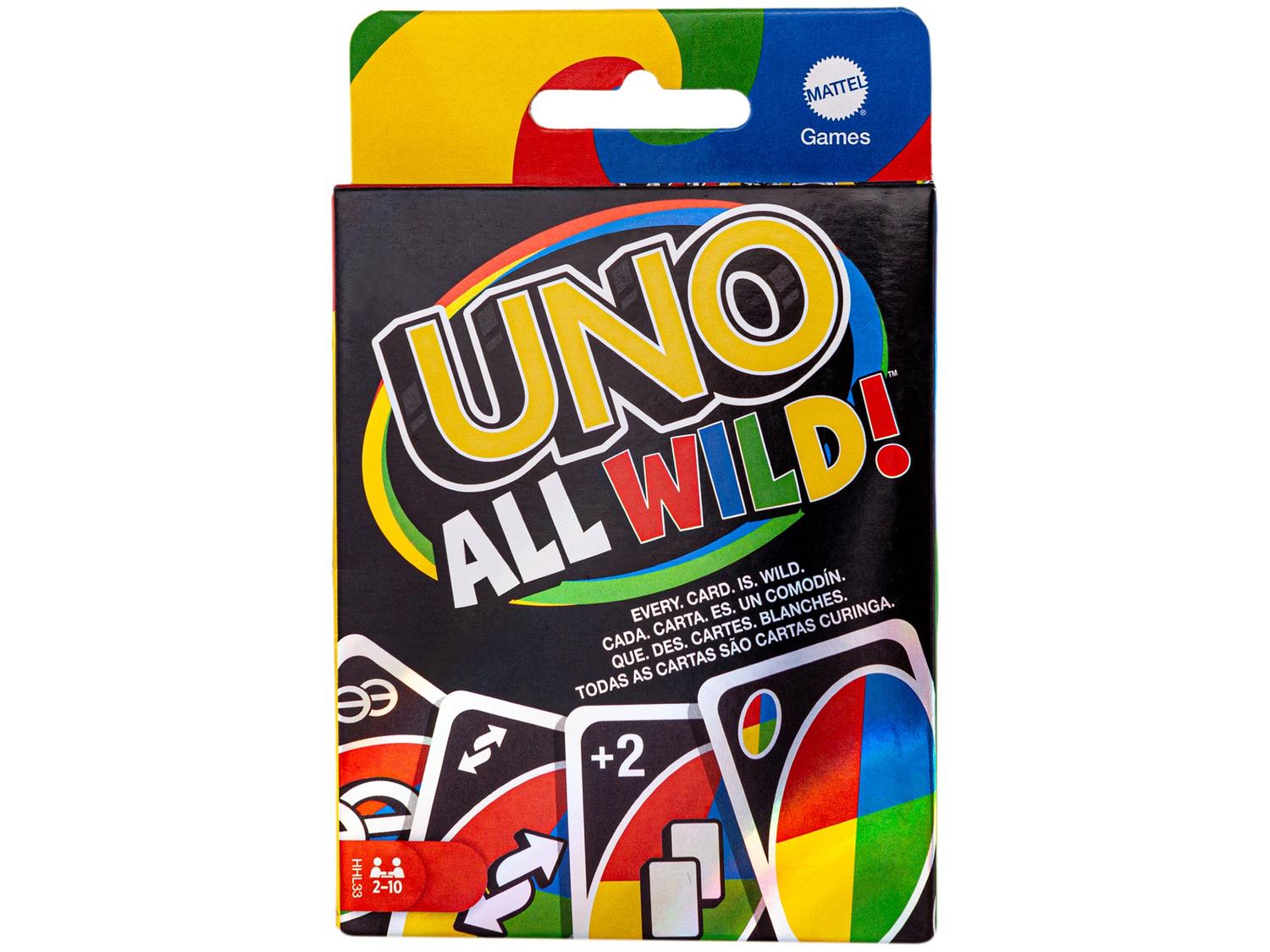 Uno Jogo De Cartas All Wild 