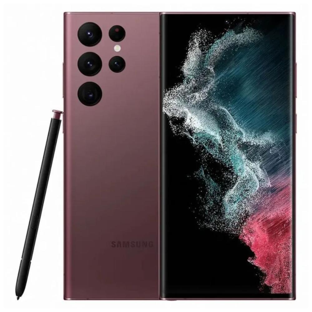 大きな取引 Ultra S22 Galaxy Samsung Usado: 256GB Bom Muito - Roxo スマートフォン本体