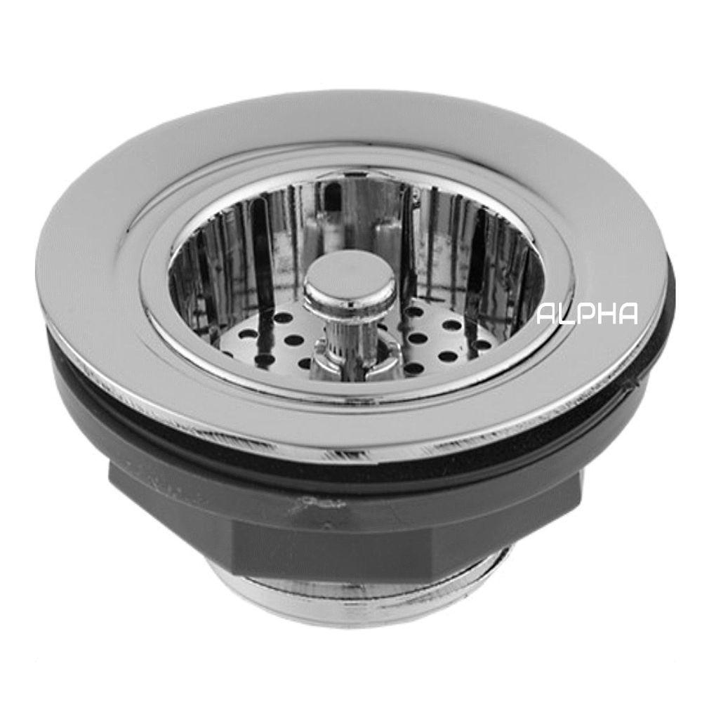 Válvula Pia Cozinha Americana Escoamento 3.1/2'' ABS Cromada - ALPHA ...