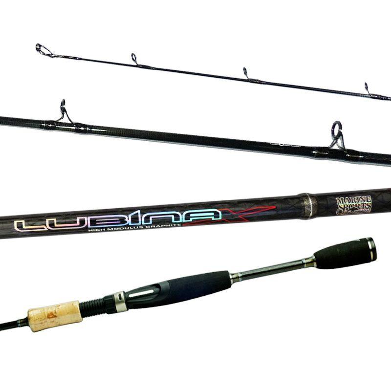 Vara Pesca Marine Sports Lubina X S602M 1,83m 1016 Lbs 2 Partes Vara de Pesca