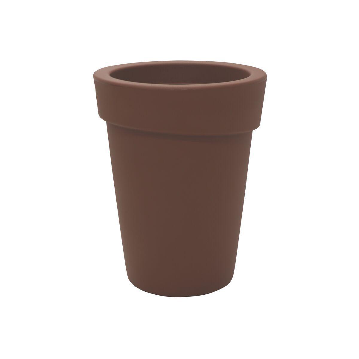 Vaso Tramontina Gipsy 70 cm em Polietileno Marrom - Vasos para plantas ...