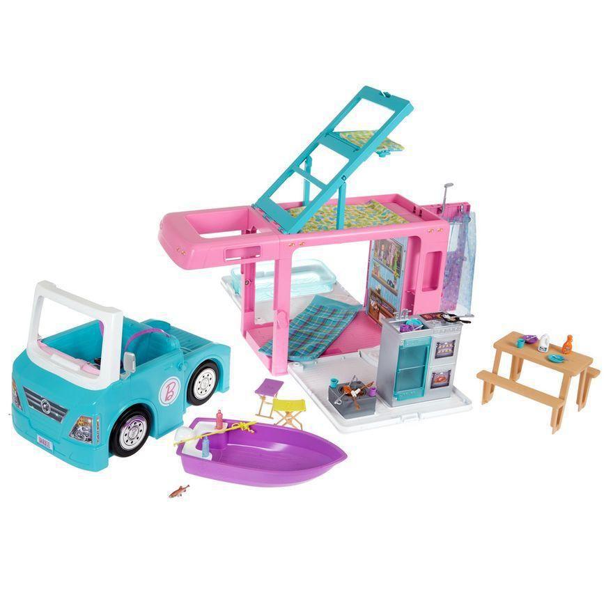 Veiculo Barbie Trailer Dos Sonhos 3 Em 1 Mattel Ghl93 Boneca Barbie Magazine Luiza