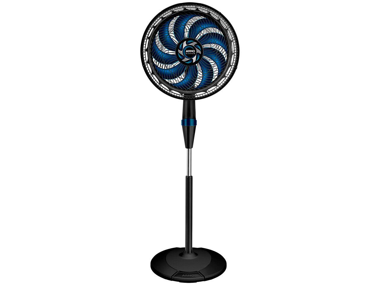 Ventilador 2 em 1 Arno X-Treme VE9M 40cm 9 Pás 3 Velocidades Preto e Azul Escuro