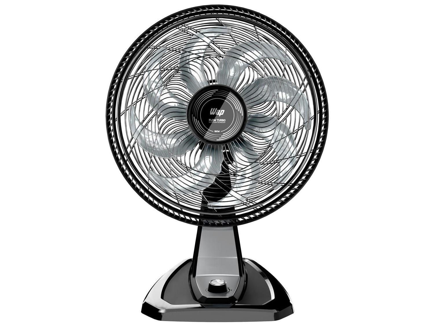 Ventilador 2 em 1 Wap Flow Turbo WV01PR 40cm 8 Pás 3 Velocidades Preto