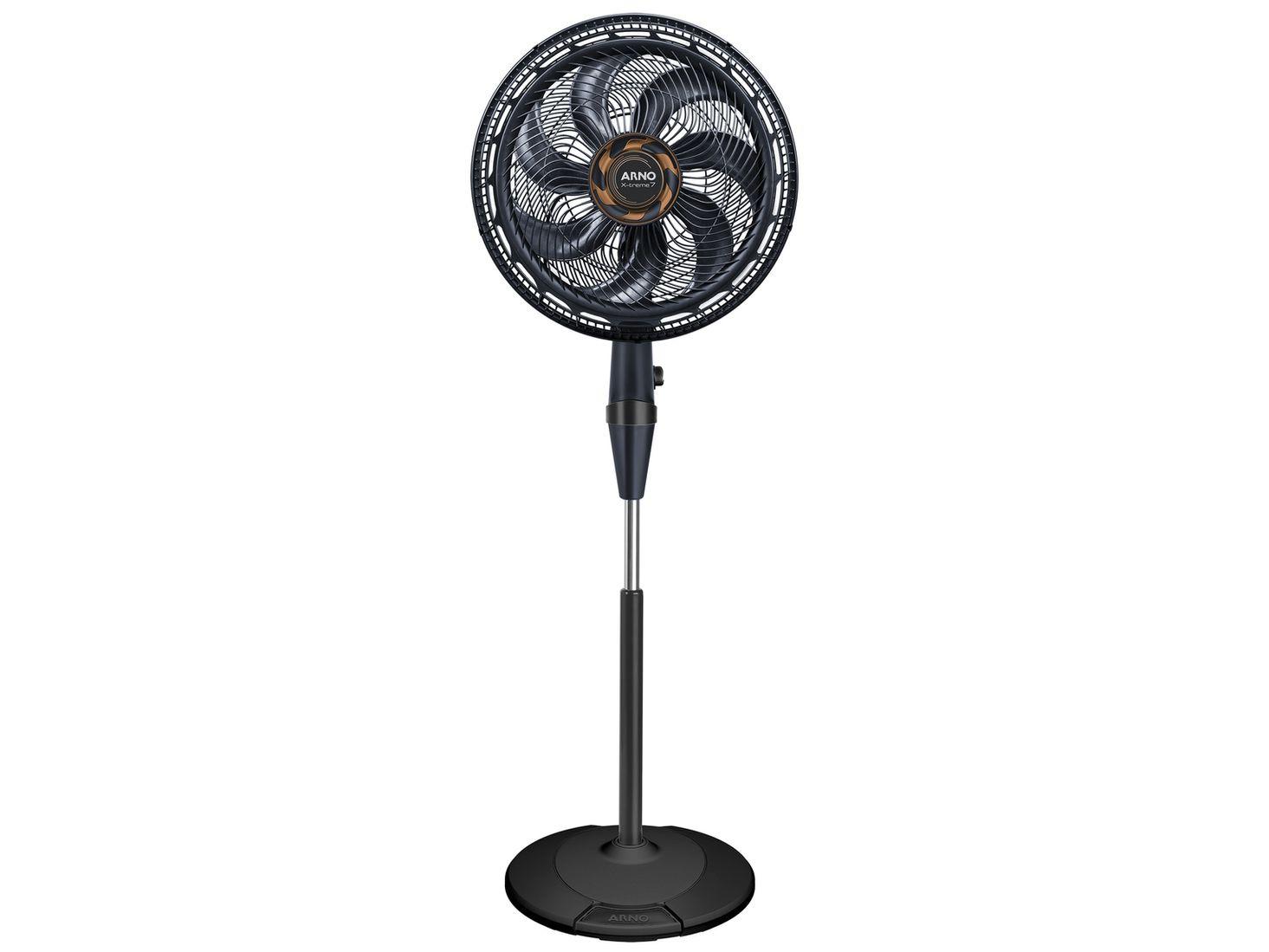 Ventilador de Coluna Arno X-Treme 7 VE72 40cm 7 pás 3 Velocidades Cinza escuro e Cobre