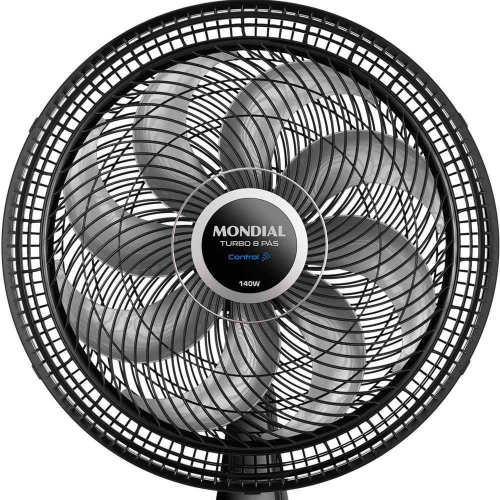 Ventilador De Coluna Mondial Turbo Force 8 Controle Remoto 8 Pás 40cm ...