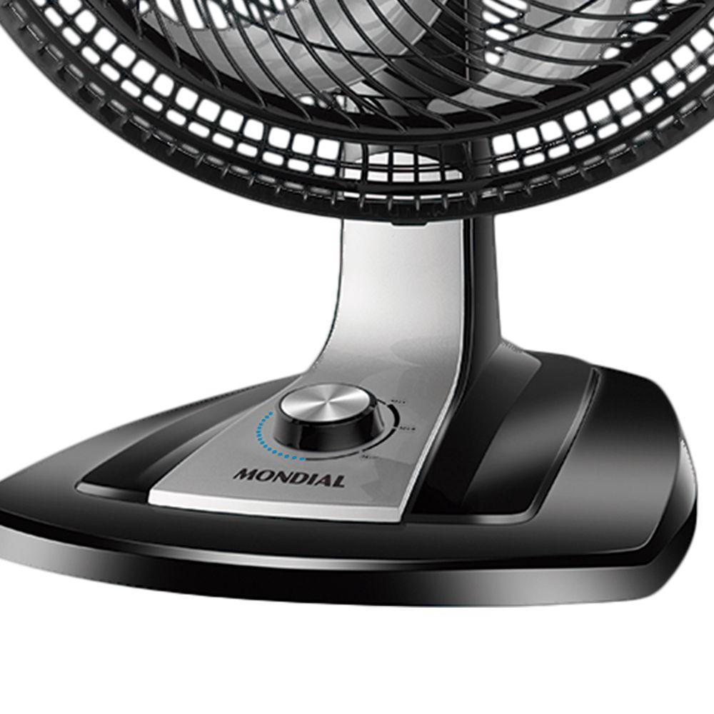 Ventilador de Mesa 50cm 8 pás Mondial Turbo VTX-50-8P Preto 110V ...