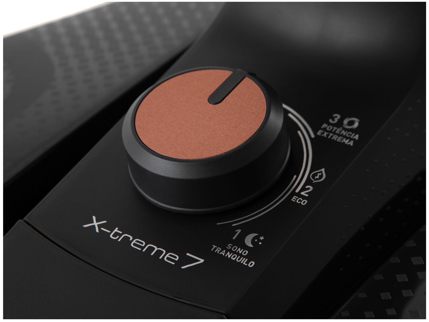 Ventilador de Mesa Arno X-Treme 7 40cm 7 Pás 3 Velocidades Cinza e Cobre