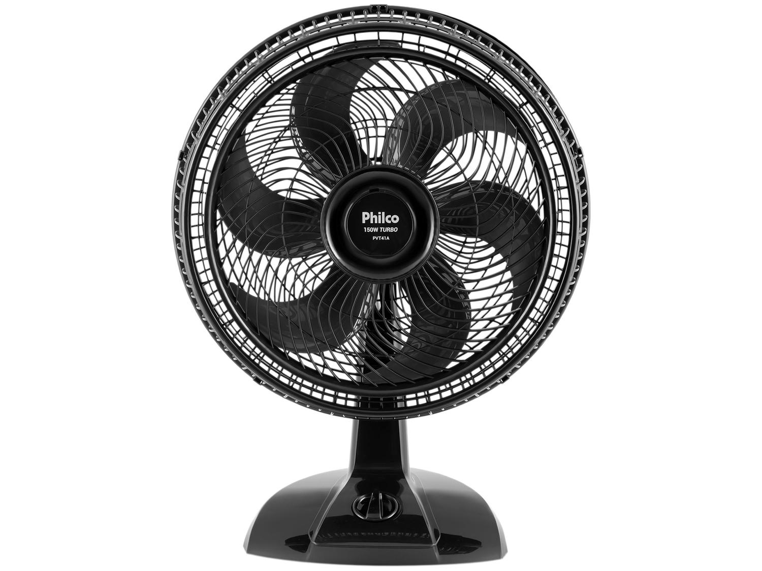 Ventilador de Mesa Philco PVT41A 47cm 6 Pás 3 Velocidades Preto