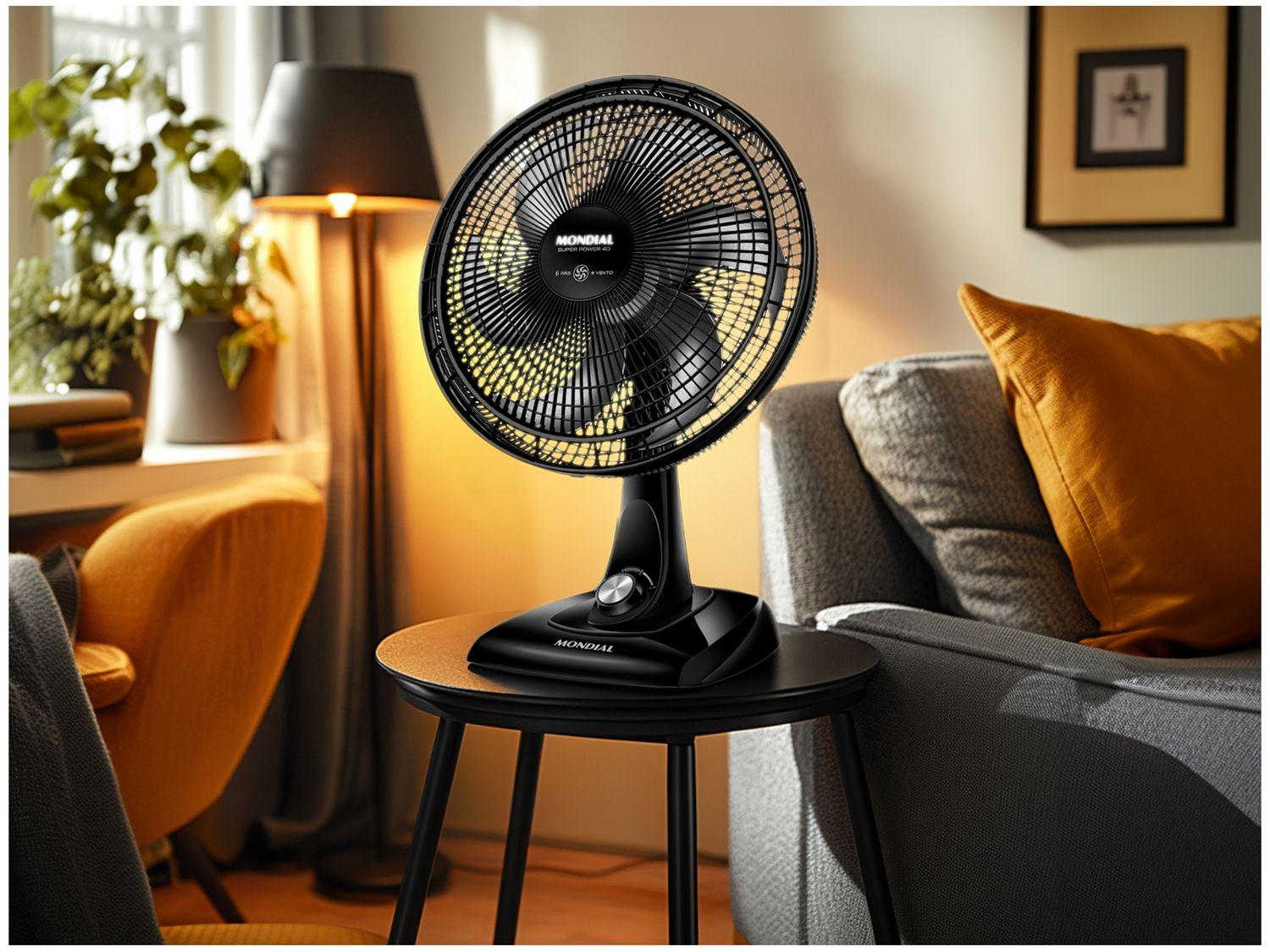 Ventilador Mondial Super Power 40cm 6 Pas 3 Velocidades 140W