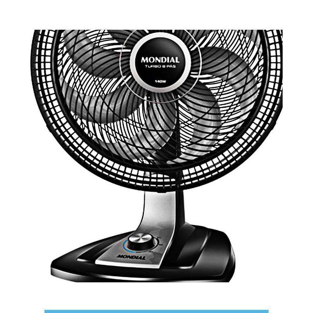 Ventilador Mondial Turbo 8 Pás VTX-40-8P - Ventilador de Mesa ...