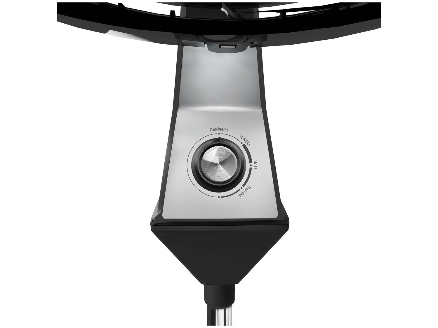 Ventilador Wap Flow Turbo 50cm 8 Pás 3 Velocidades Preto e Cinza