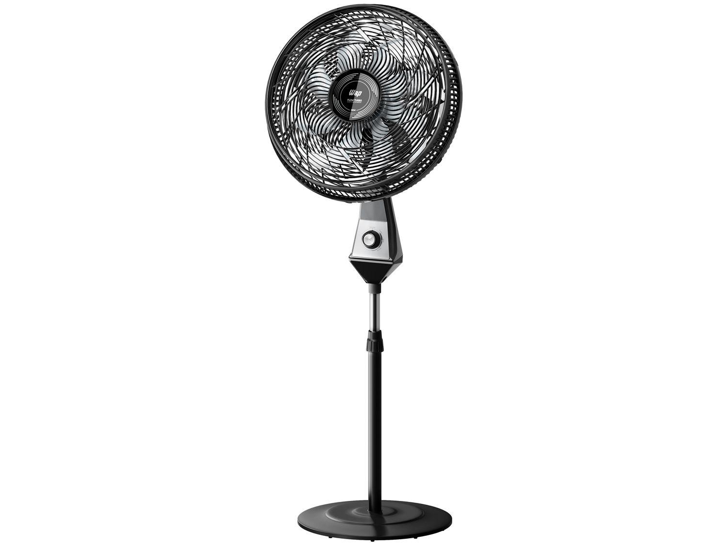 Ventilador Wap Flow Turbo 50cm 8 Pás 3 Velocidades Preto e Cinza