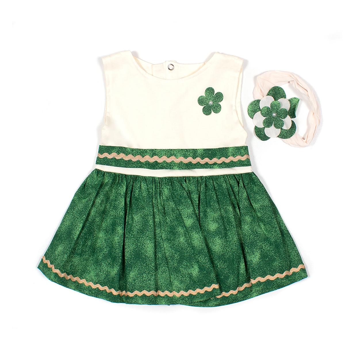 vestidos verde bebe