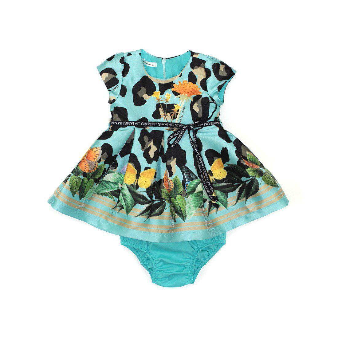 sarja acetinada estampada vestido