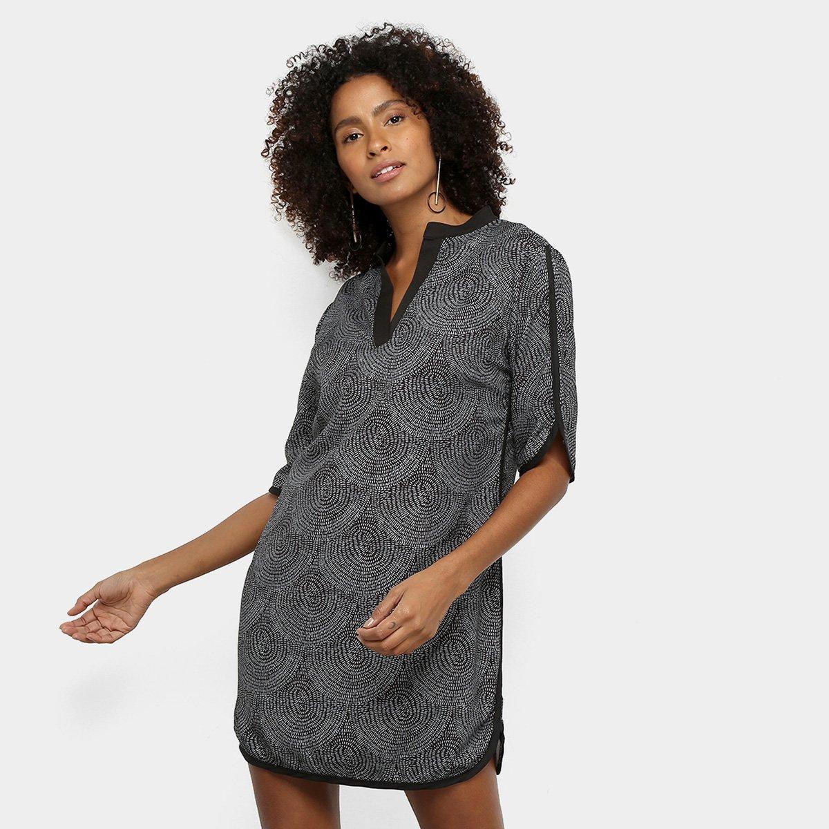 vestido camiseta estampado