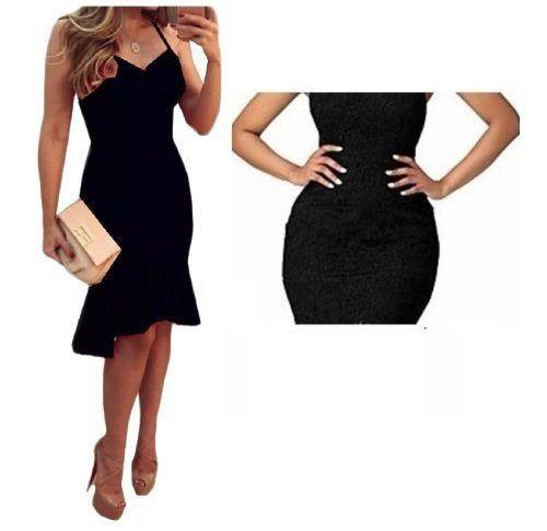 vestido midi para festa a noite