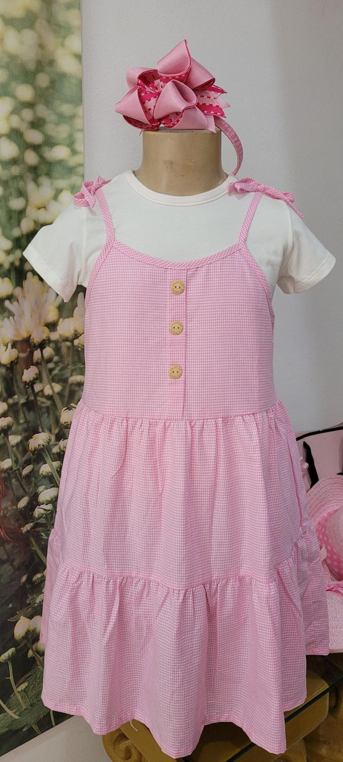 Vestido com Blusa Feminino Infantil - 100% algodão- Tamanho 8 anos -  Colorita - Vestido Infantil - Magazine Luiza
