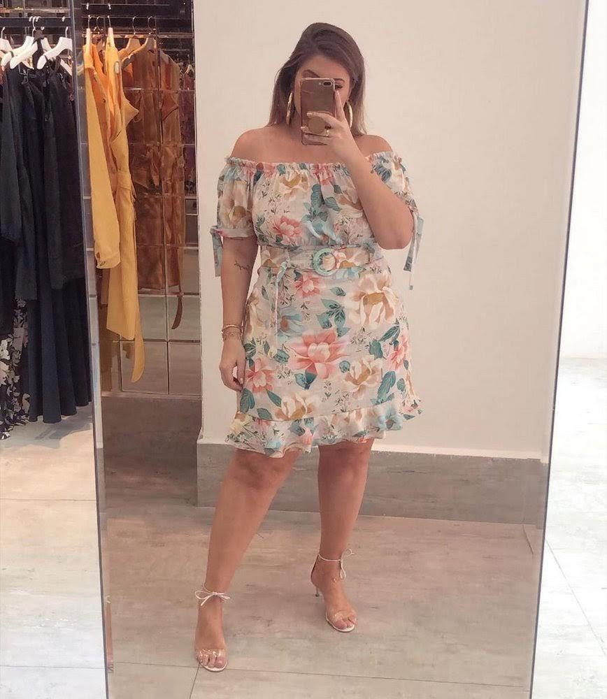 vestido de festa plus size curto tamanho 44