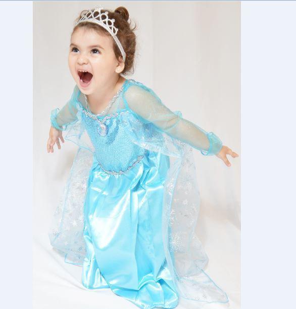 vestido frozen para aniversario