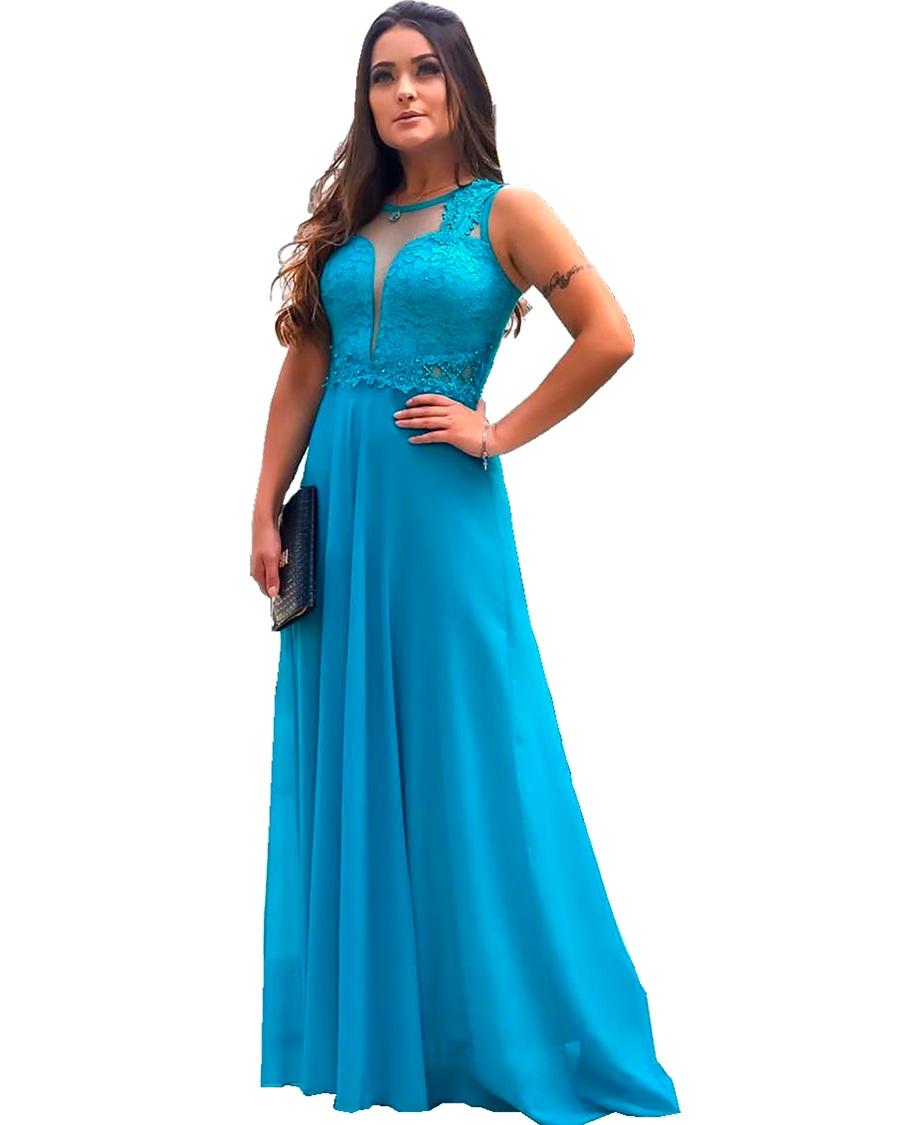 vestido debutante tiffany