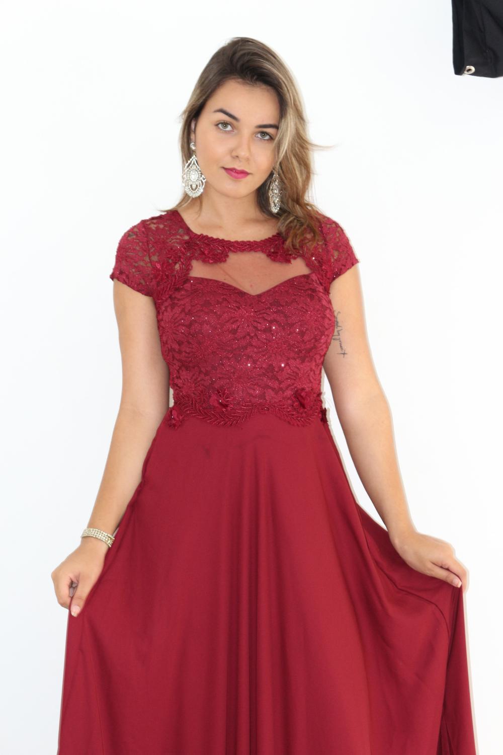 vestidos de noiva marsala