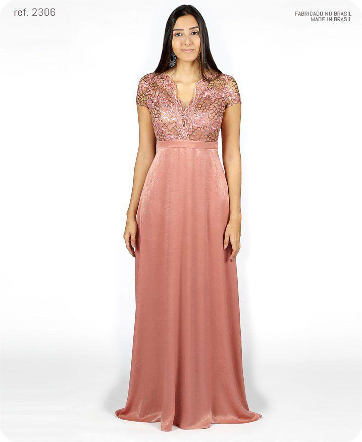 vestito rosa antico