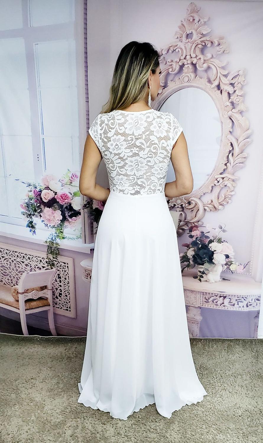 vestido casamento civil barato