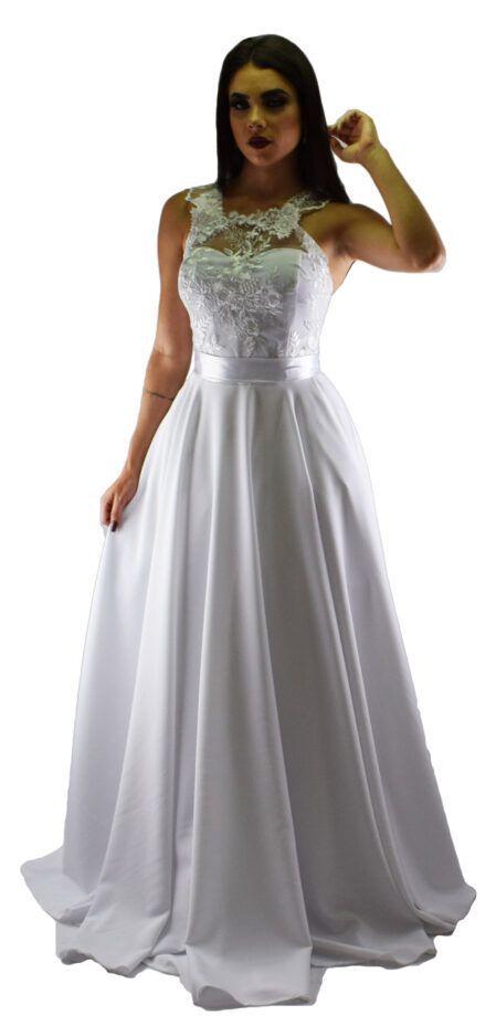 vestido de noiva gode simples