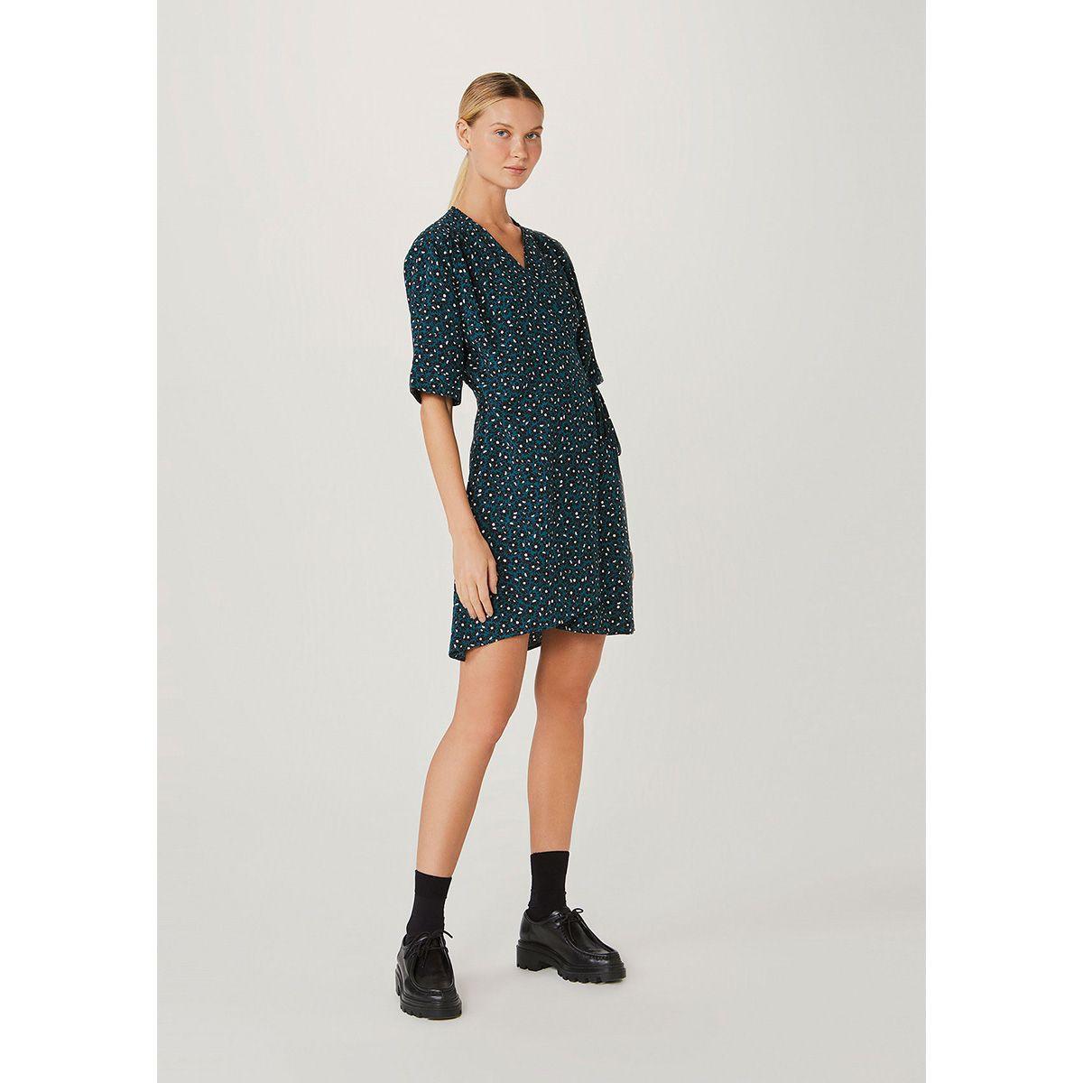 Vestido Envelope Em Tecido De Viscose Hering Vestido Feminino Magazine Luiza