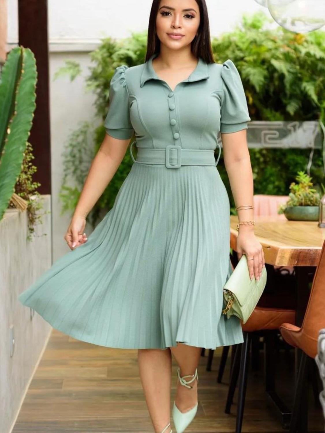 Moda Evangélica Vestido Evase Mercado Livre Vestidos Evangélicos