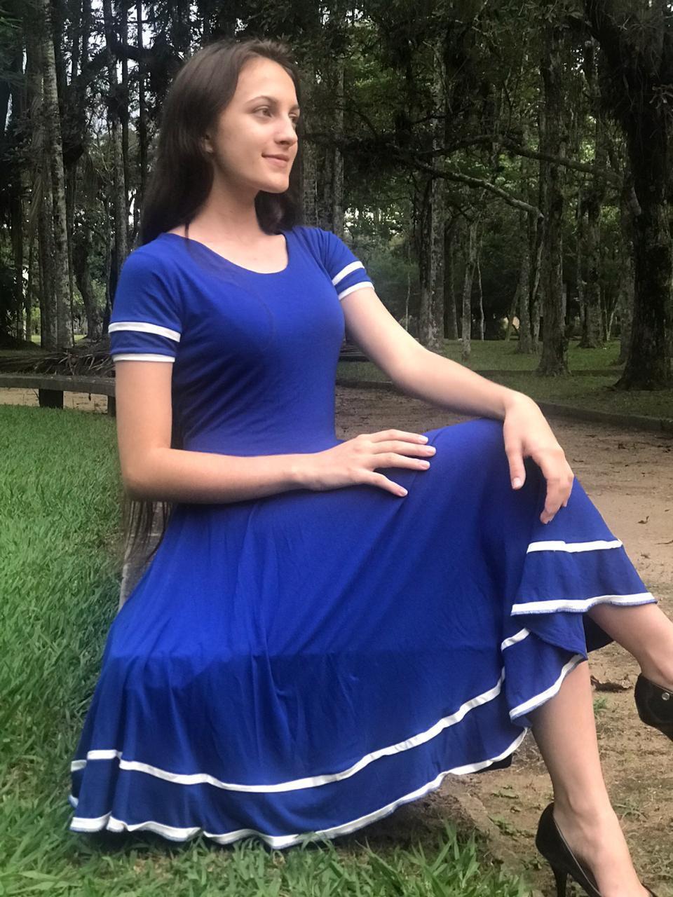 vestido gode rodado evangelico