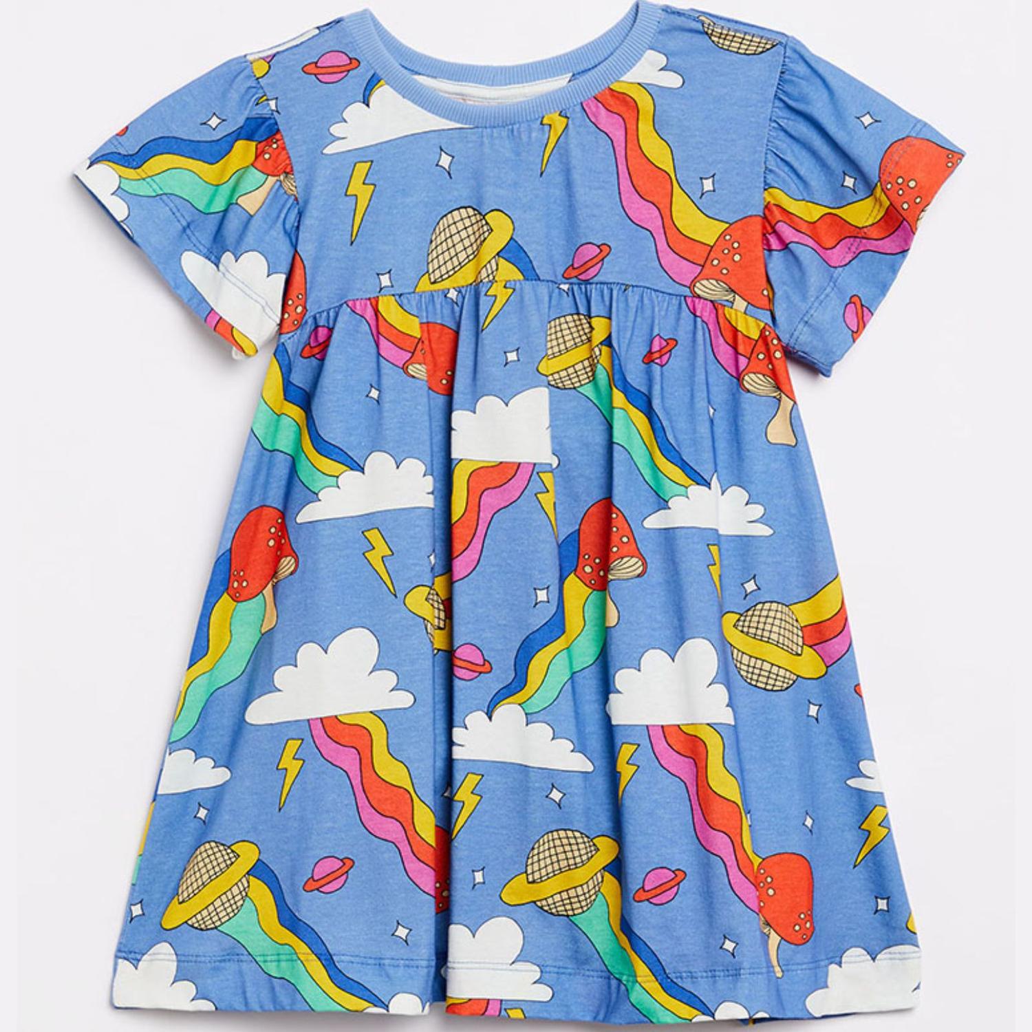 Vestido Fábula Malha Hey Azul - Vestido Feminino - Magazine Luiza