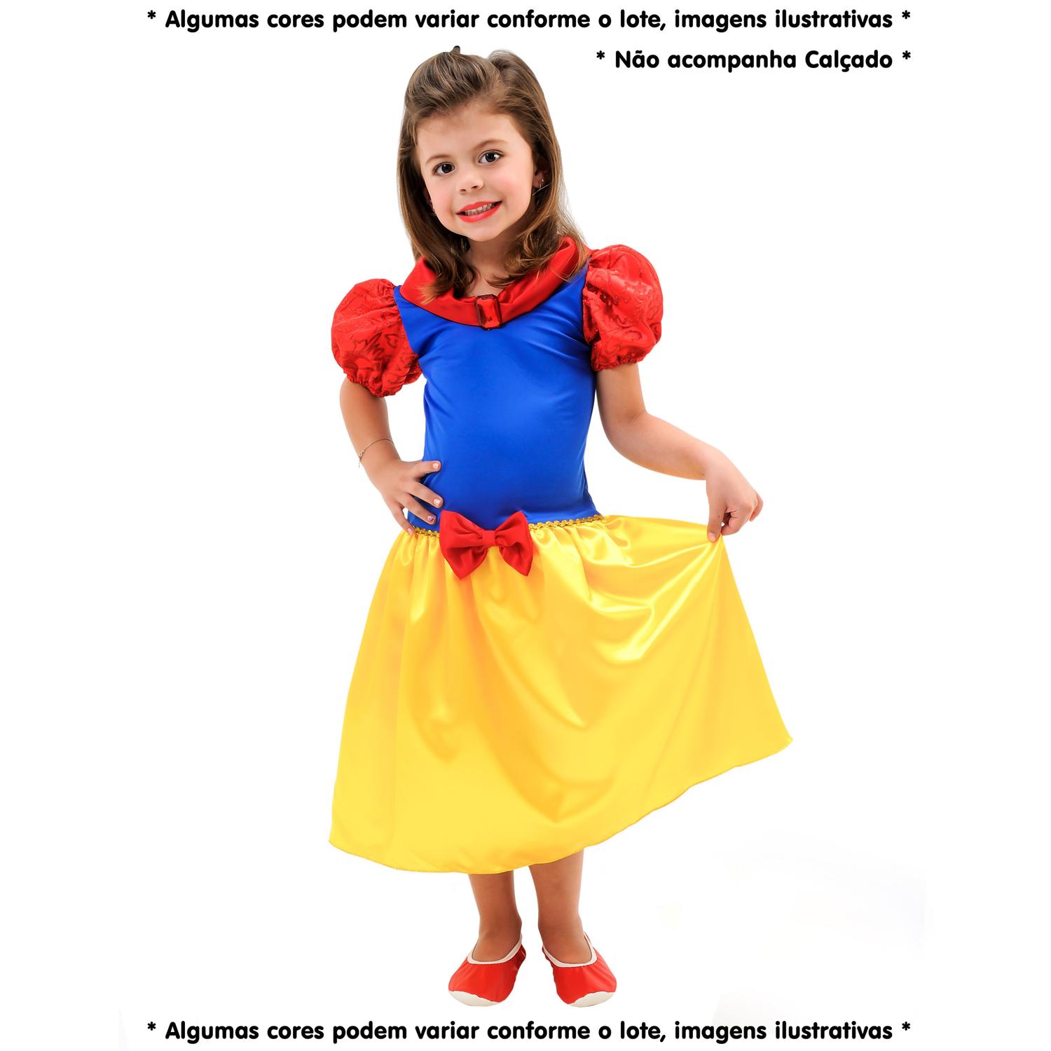 cores do vestido da branca de neve