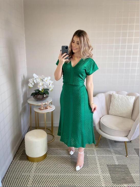 Vestido Midi Moda Moda EvangÃ©lica Vestido De Festa Vestido