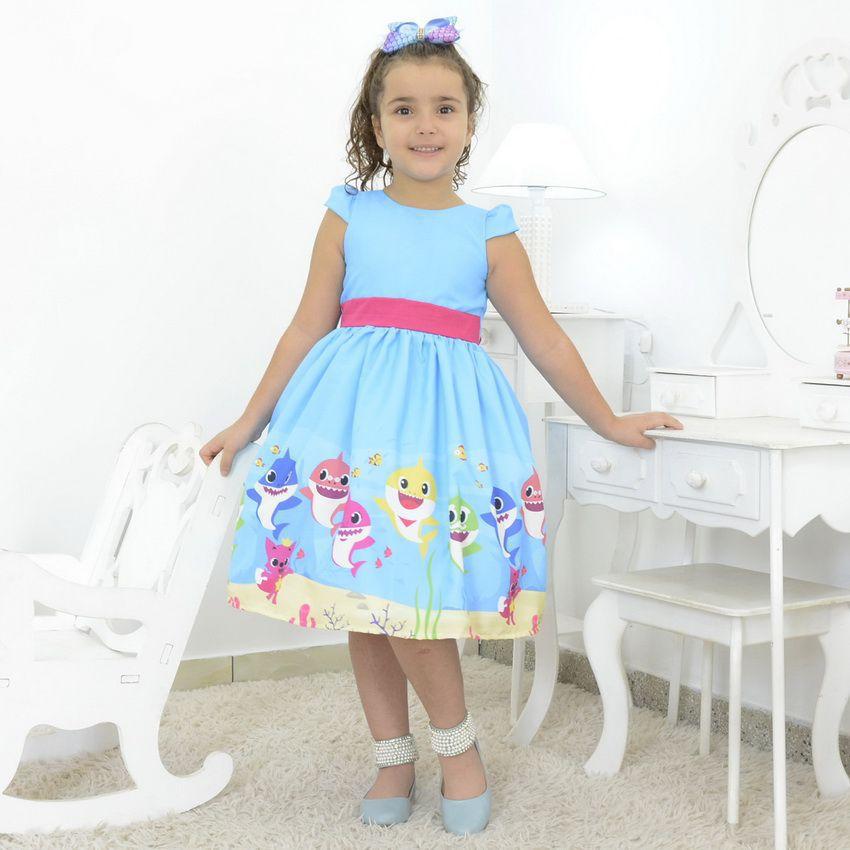 roupa baby shark menina
