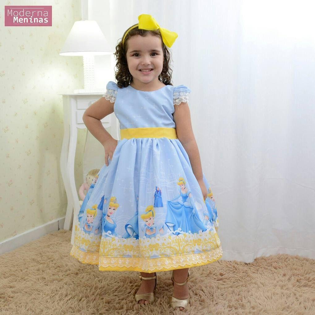 Vestido Cinderela Infantil Luxo em Promoção na Americanas