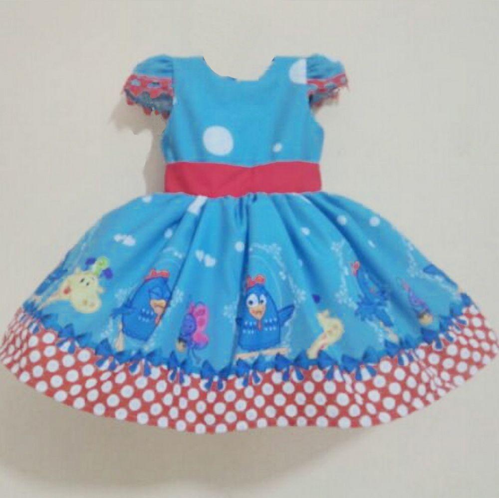 vestido de 1 ano da galinha pintadinha