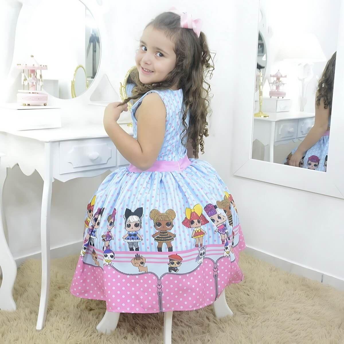Crepe Vestido Infantil Simples Mercado Livre Vestidos Infantis