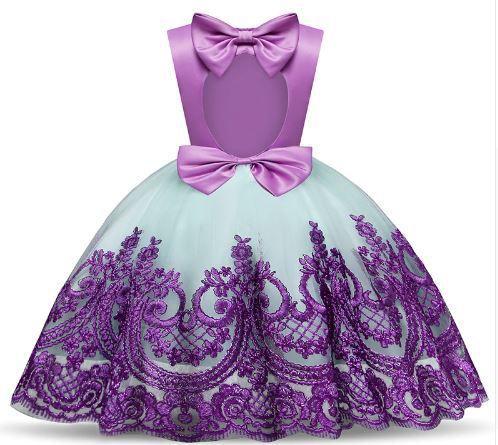 vestido de princesa verde infantil