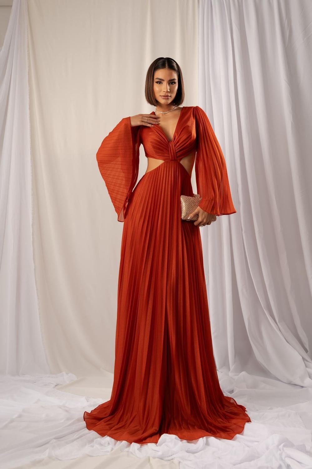 Convidada Madrinha De Casamento De Vermelho Vestido Vermelho Longo
